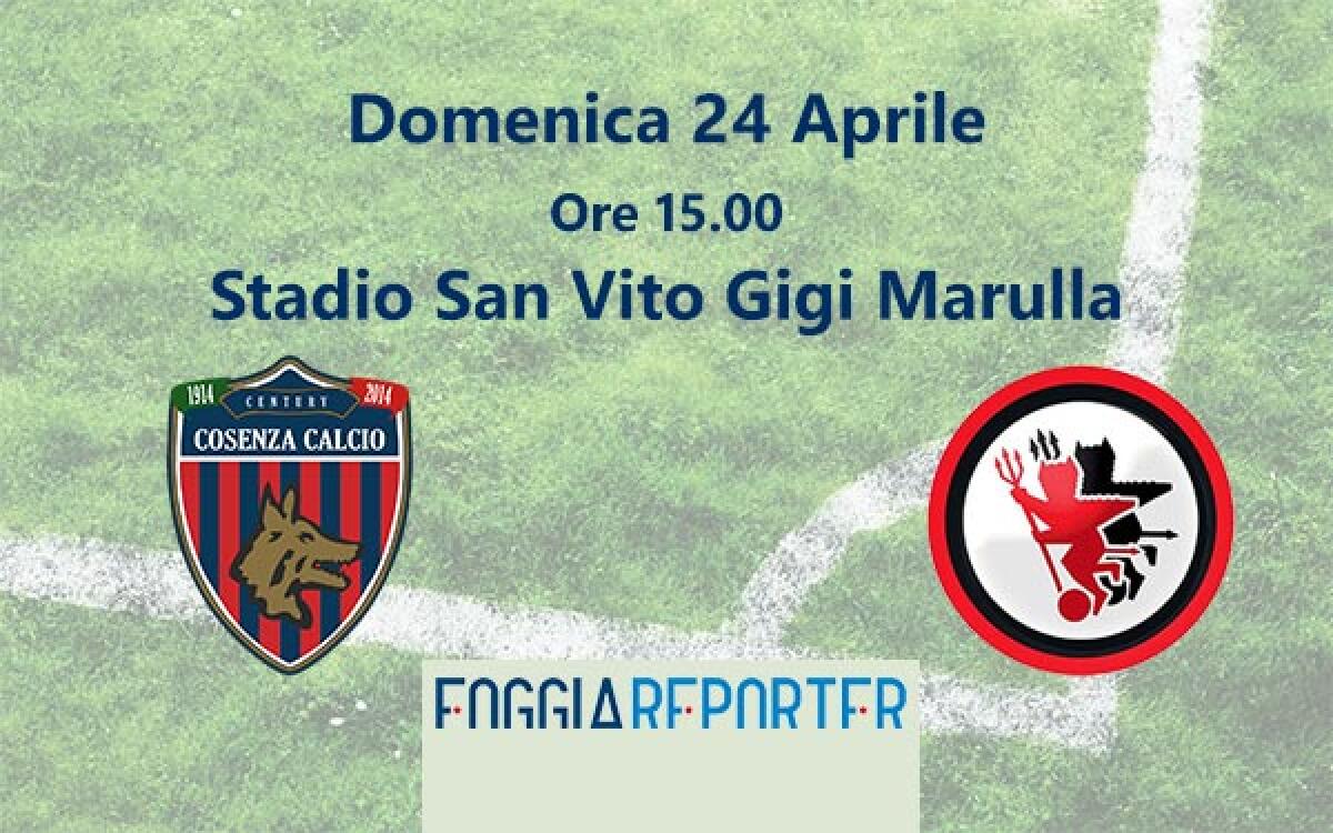 Cosenza - Foggia: i convocati - 