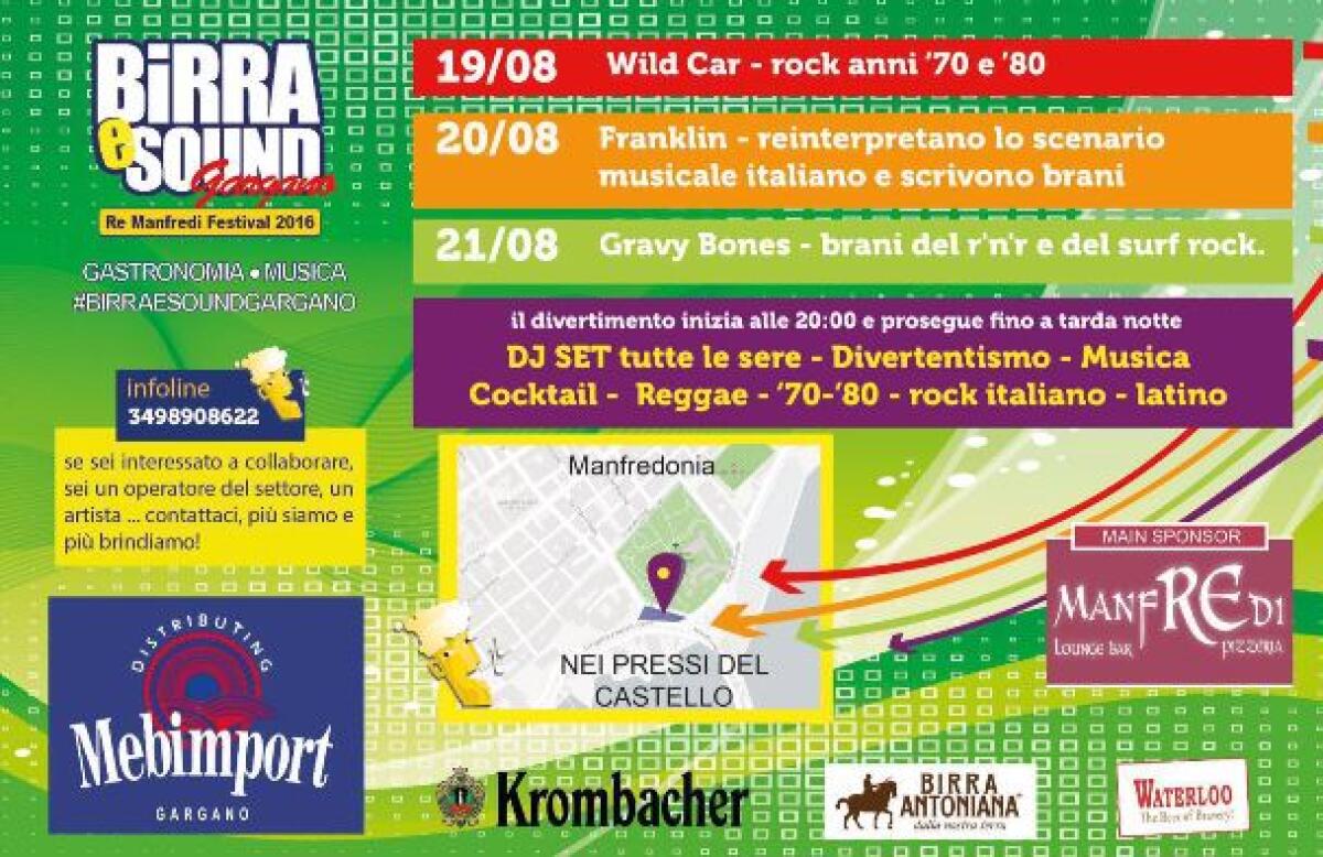 Manfredonia, al via la prima edizione di "Birra e Sound Gargano" - 