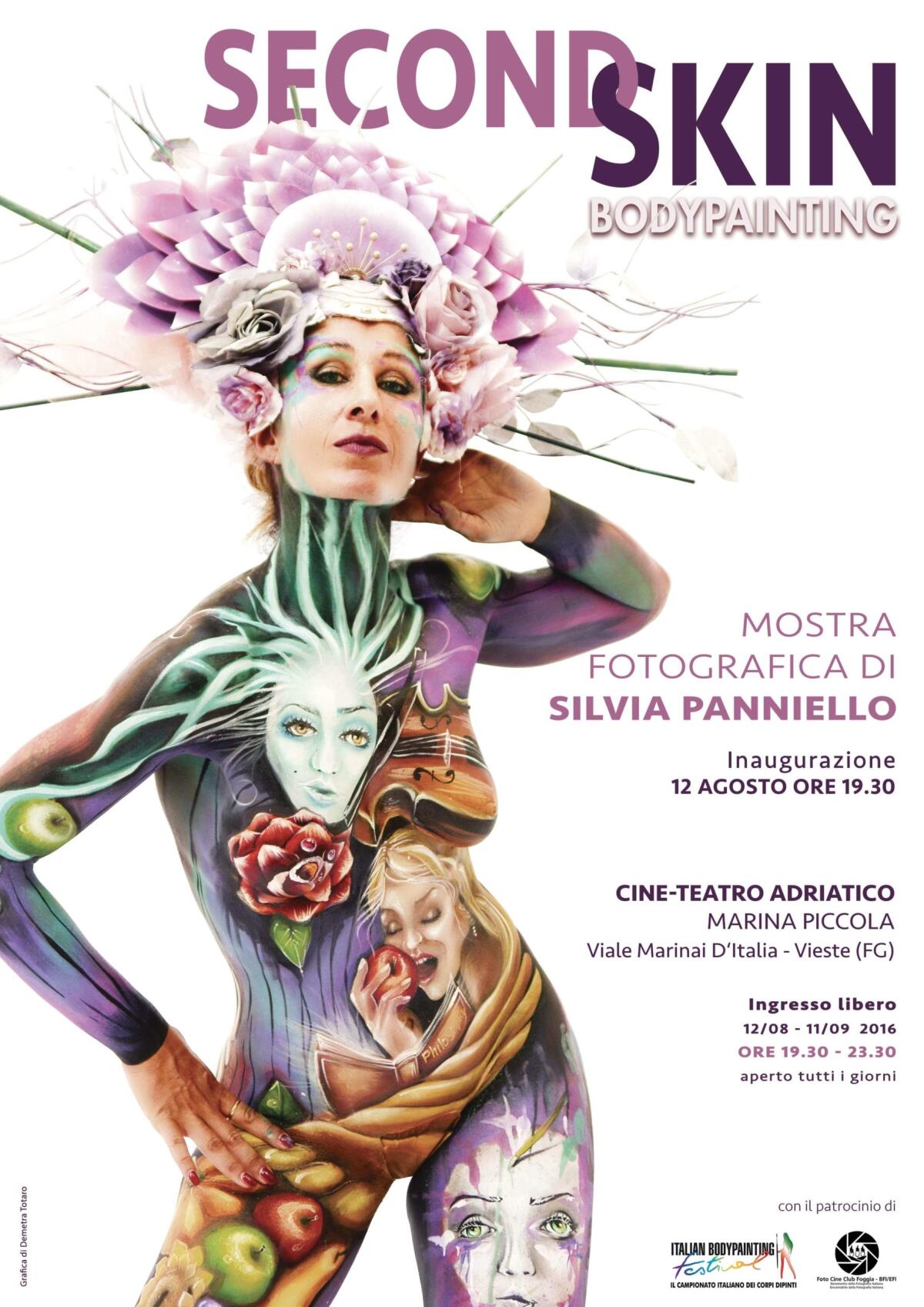 Mostra fotografica Bodypainting a Vieste - 