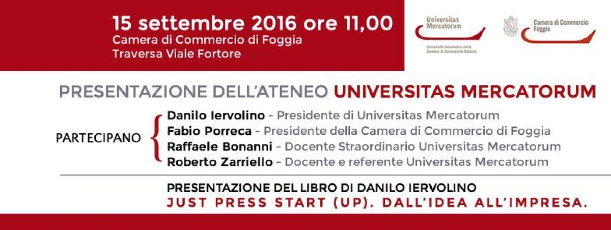 Presentazione dell’Ateneo Universitas Mercatorum - 
