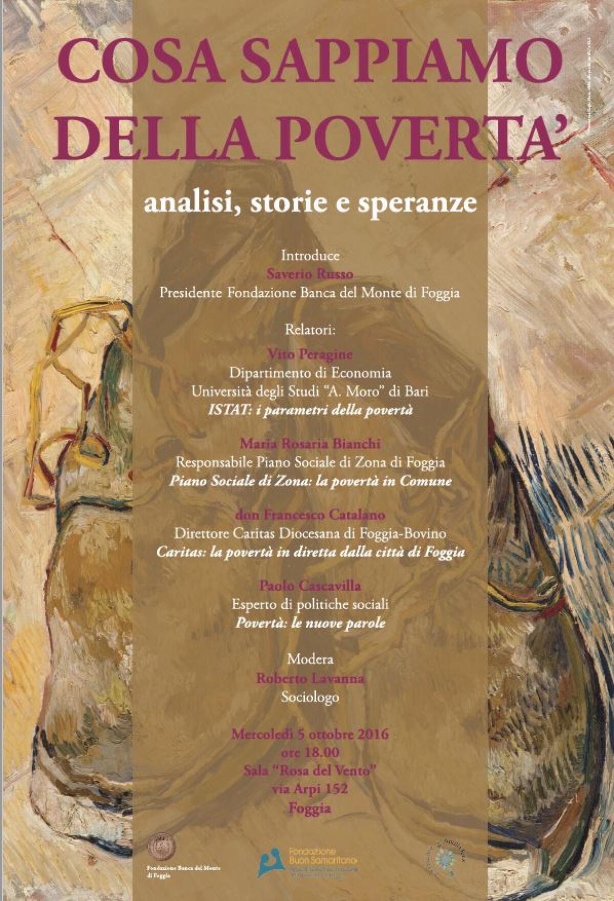 Fondazione Banca del Monte, convegno sulla povertà il 5 Ottobre - 
