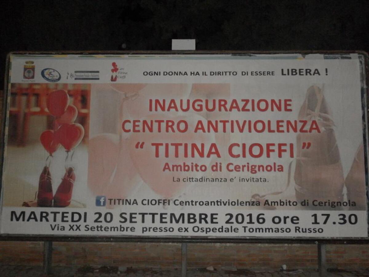 Inaugurazione Centro Antiviolenza "Titina Cioffi" - 