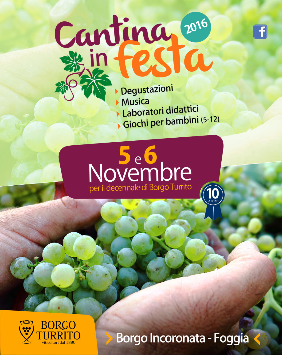Cantina in Festa a Borgo Incoronata: il programma del 5 e 6 novembre - 