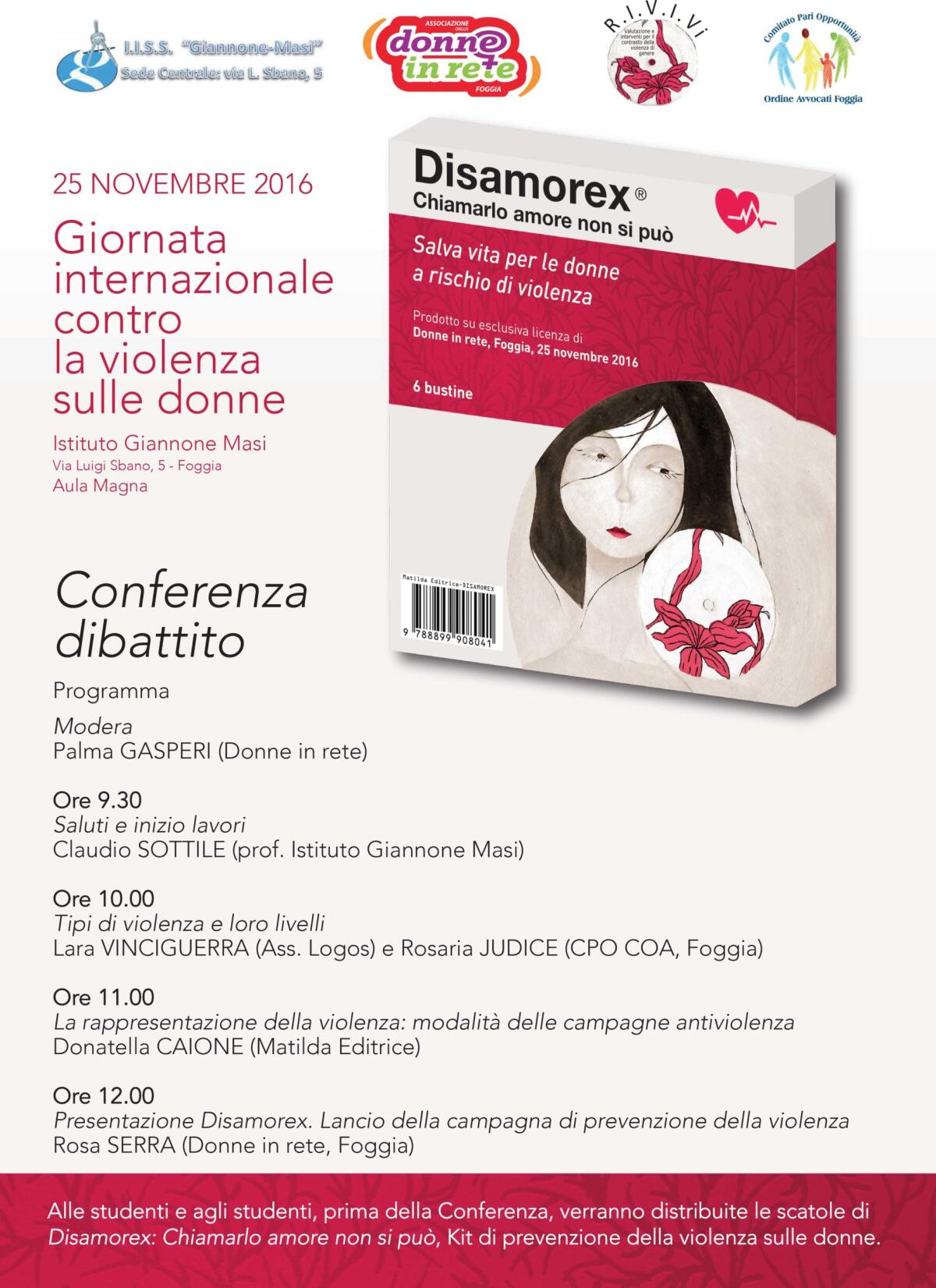 L'associazione Donne in Rete presenta "Disamorex" - 