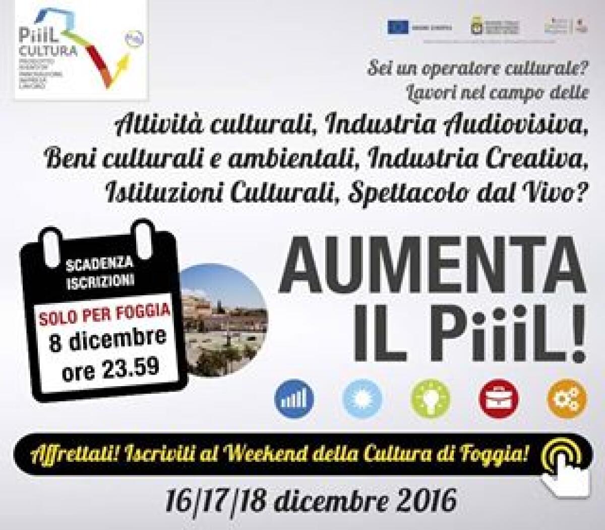 Aumenta il Piiil con il Il Weekend della Cultura - 