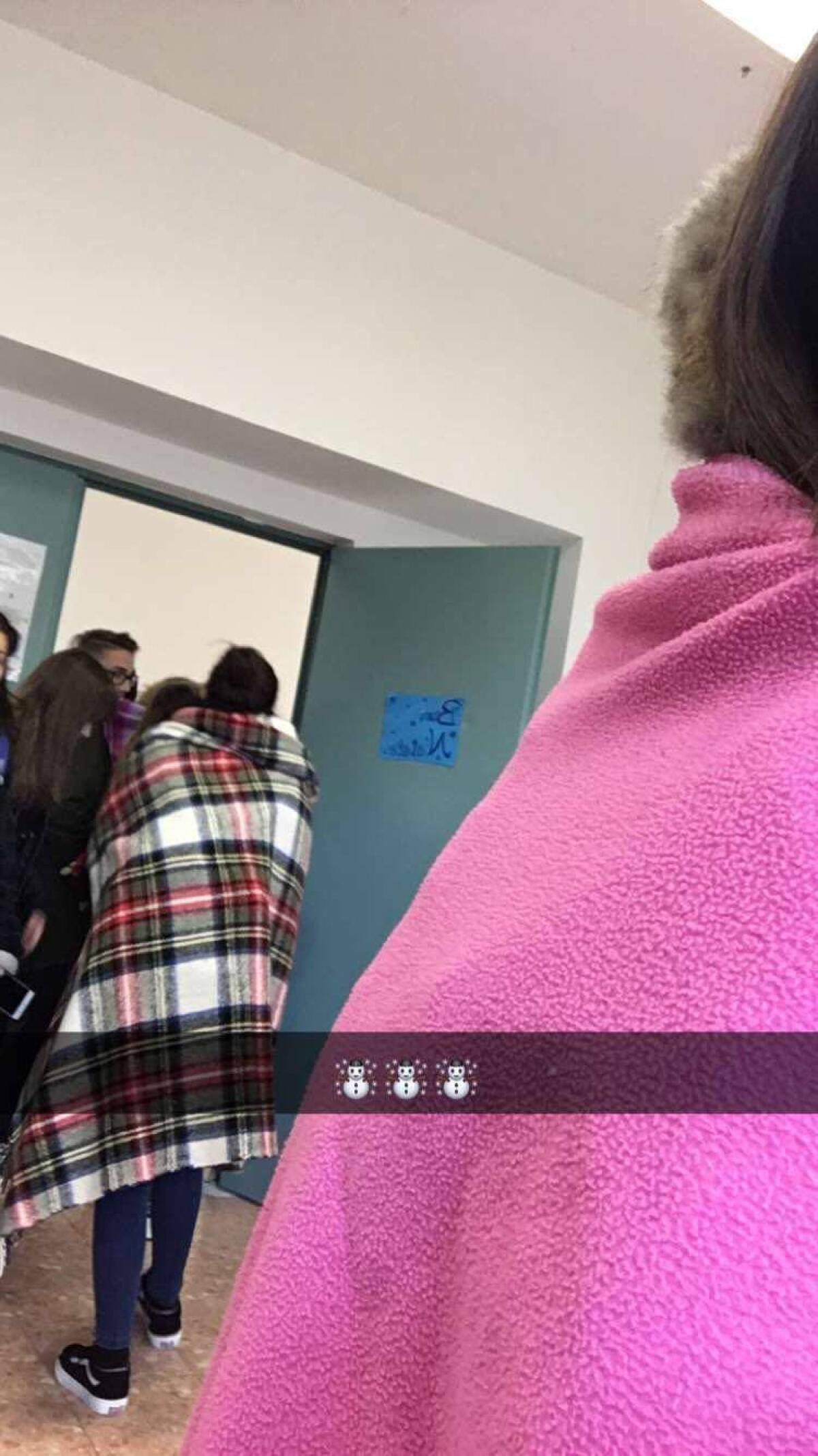 All'istituto Masi si congela, la denuncia degli alunni - 