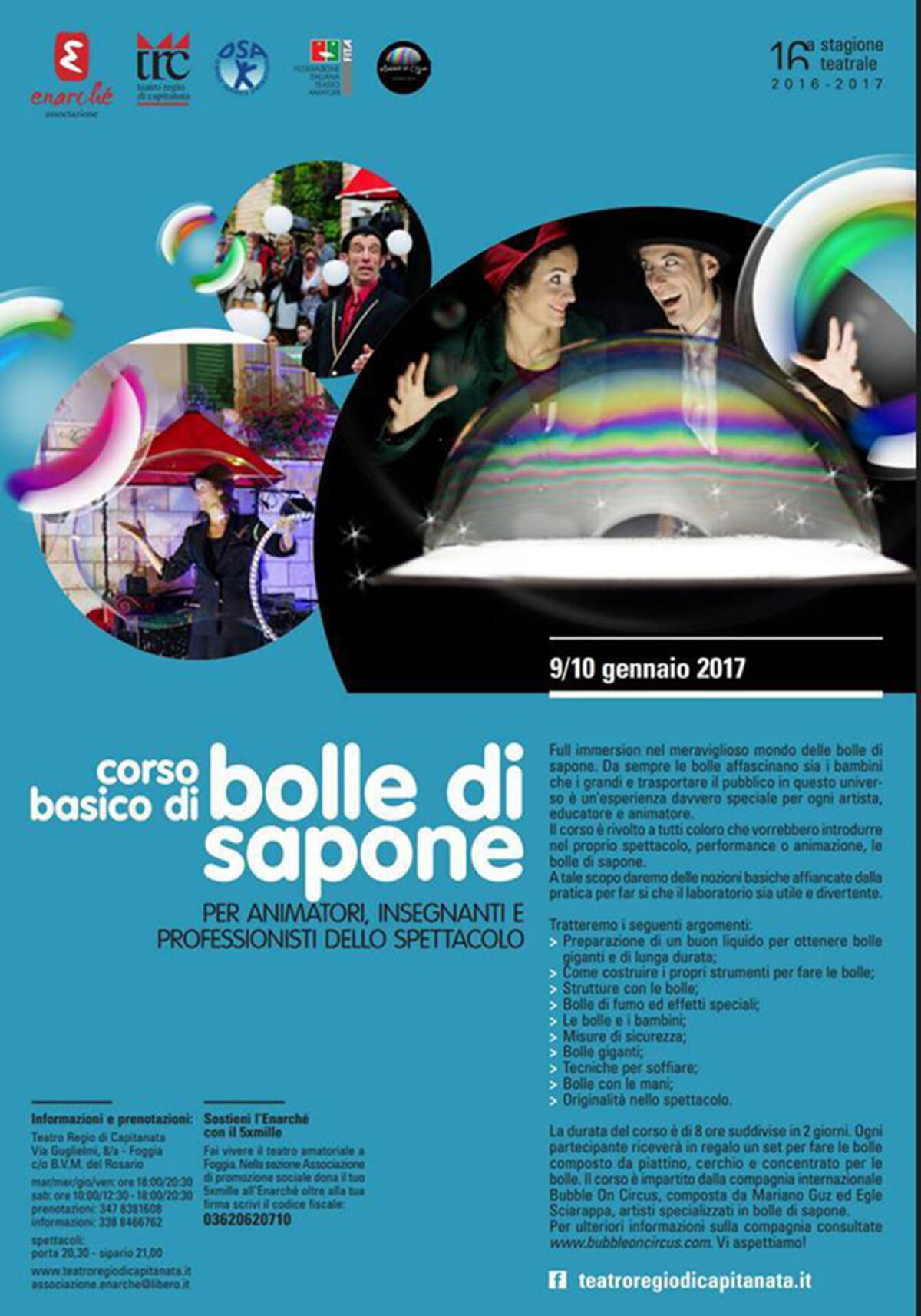 Bolle di sapone e Teatro Danza - 
