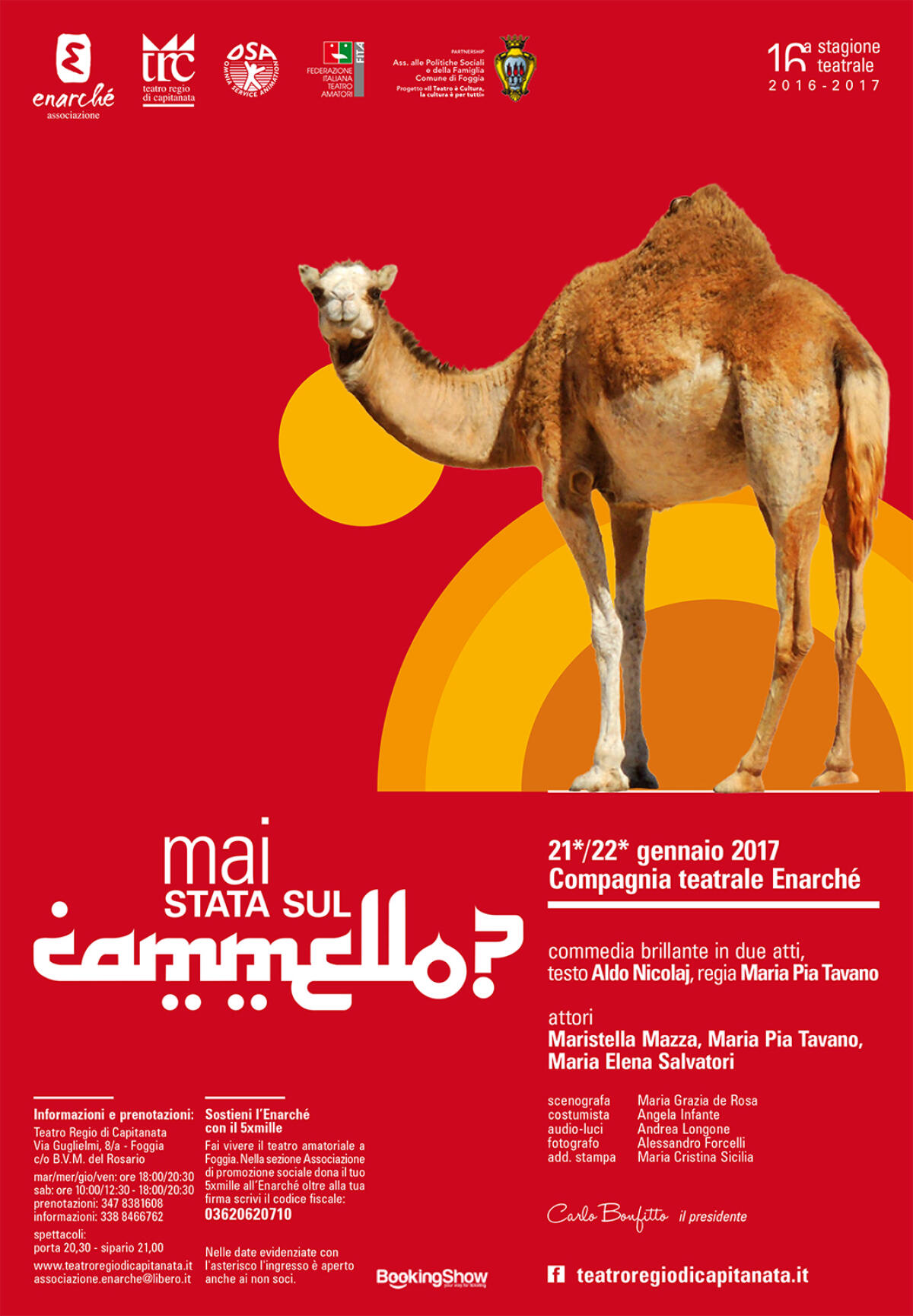 Al Teatro Regio di Capitanata la Commedia "Mai stata sul cammello?" - 