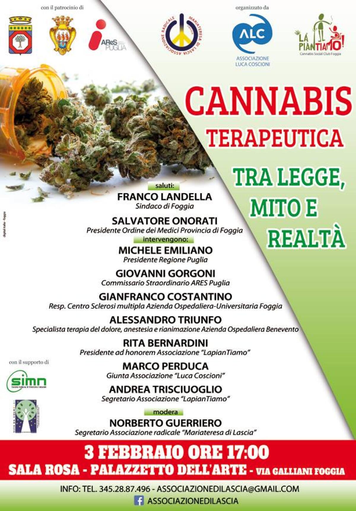 Cannabis Terapeutica tra legge, mito e realtà - 