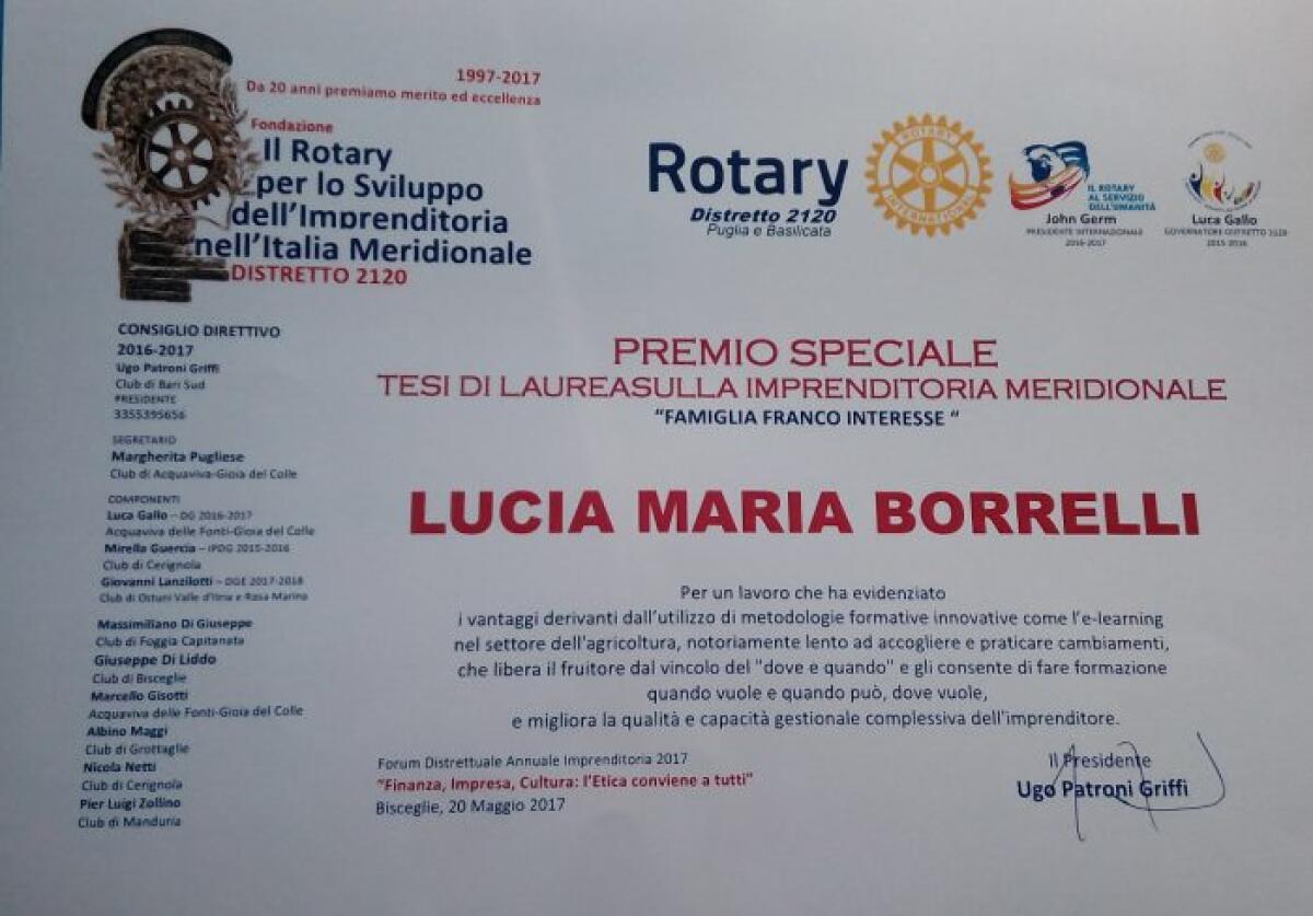 Imprenditoria meridionale, premiate tre laureate all'Università di Foggia - 