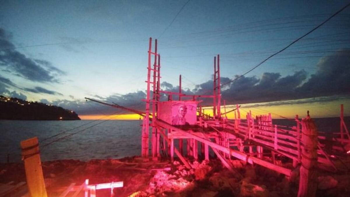 Peschici. Il Trabucco si tinge di rosa per il Giro d'Italia - 