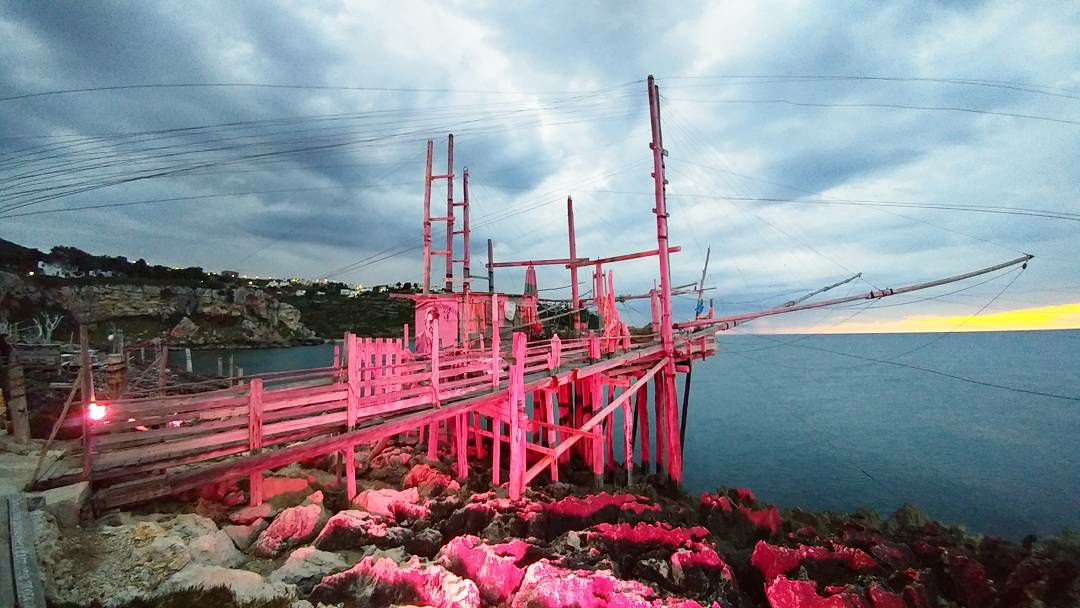 Peschici. Il Trabucco si tinge di rosa per il Giro d'Italia