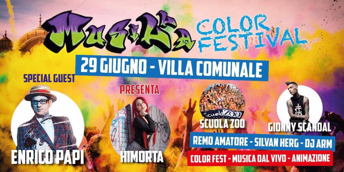 A Foggia il Musilla Color Festival con Special Guest Enrico Papi - 