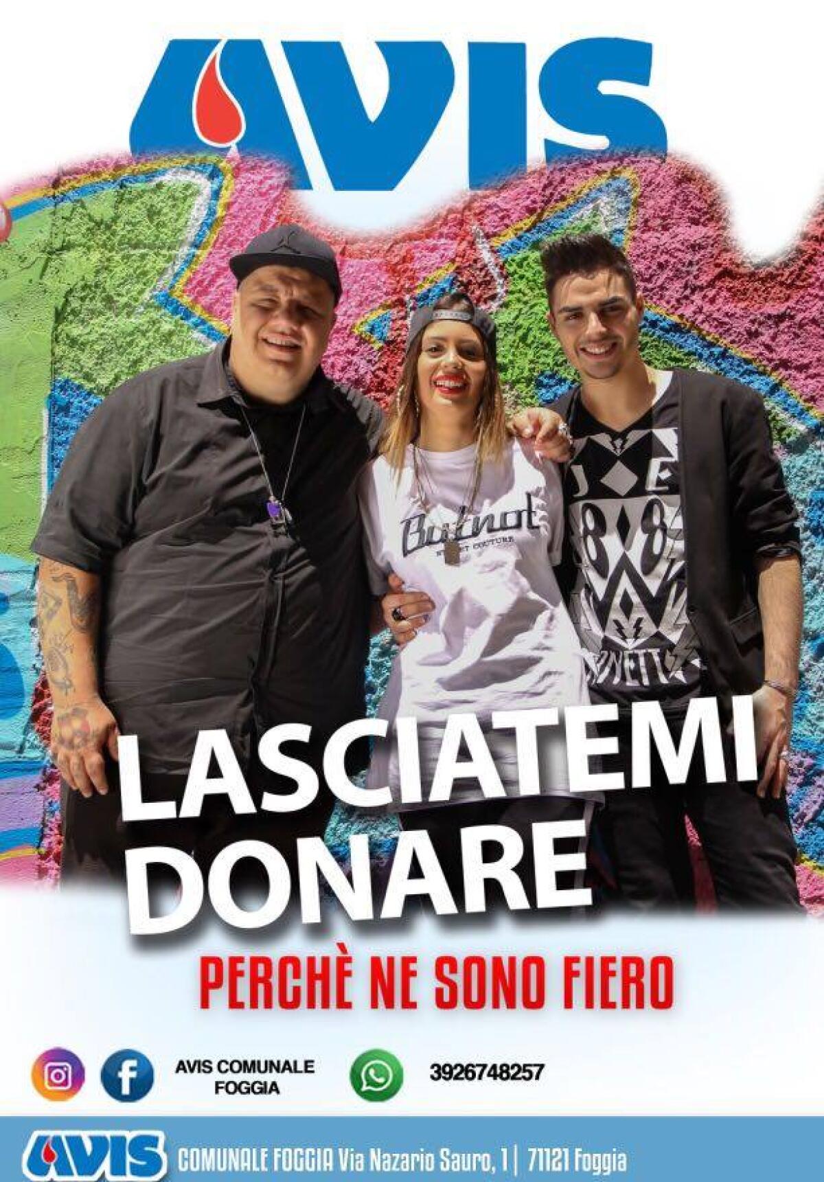 "Lasciatemi donare": ecco la nuova campagna estiva di Avis Foggia - 