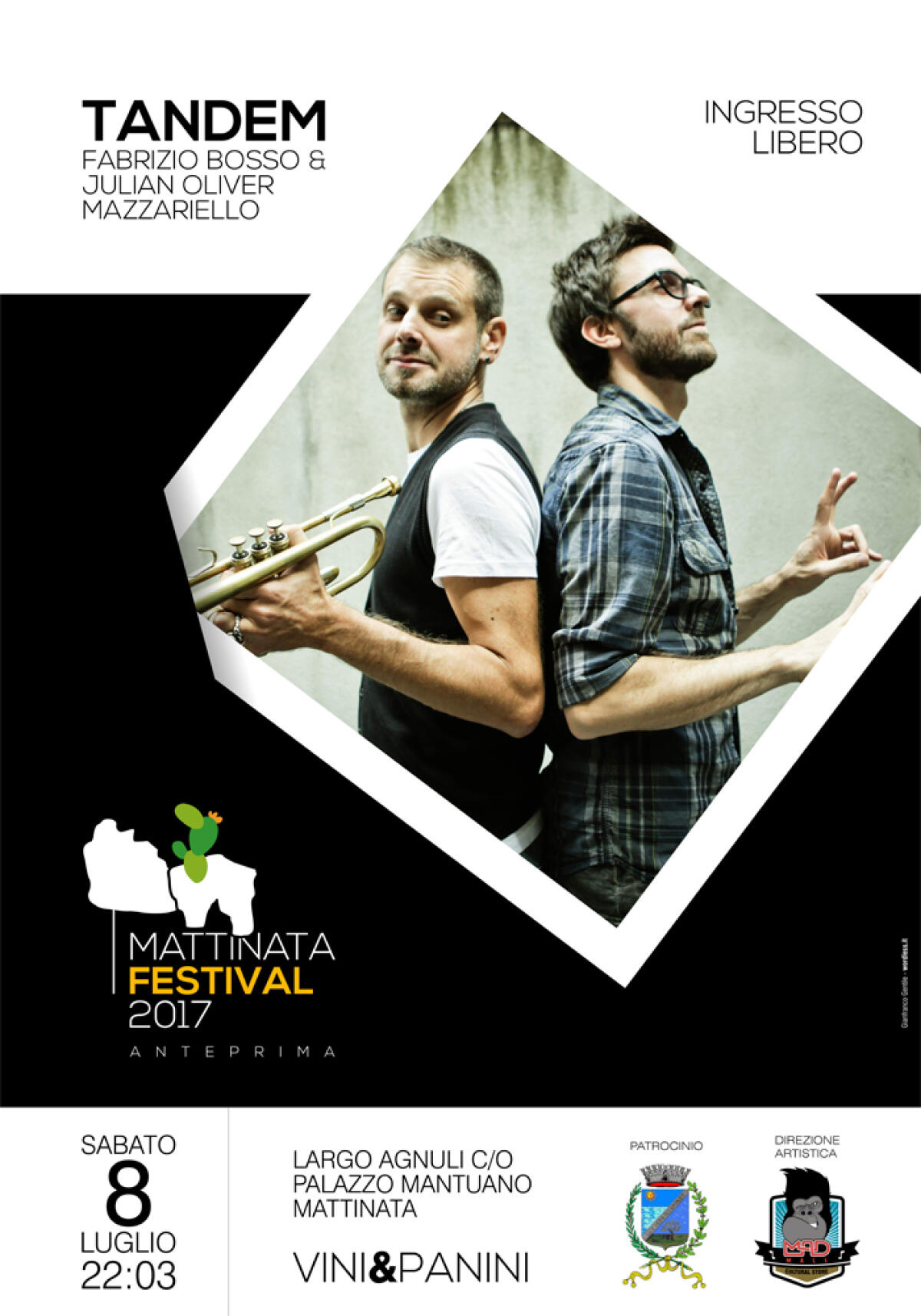 Fabrizio Bosso aprirà il Mattinata Festival 2017 - 