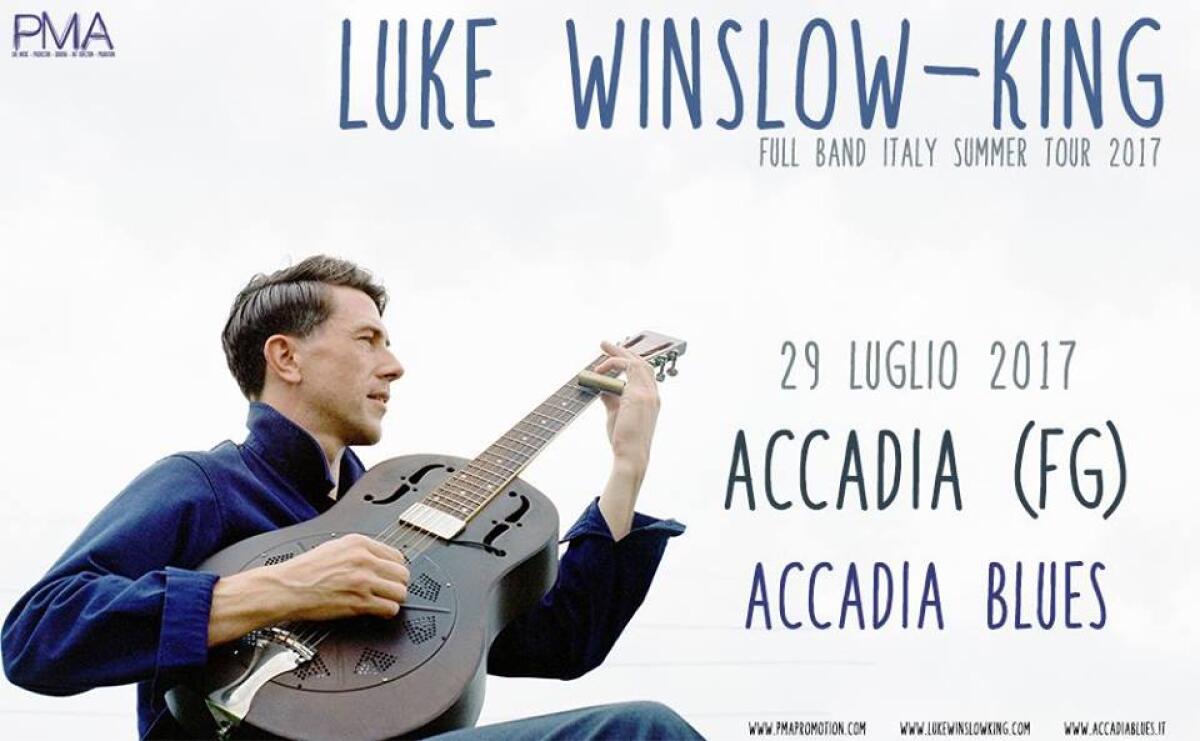 Luke Winslow-King in concerto ad Accadia - 