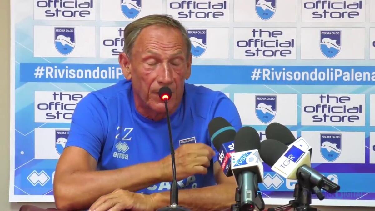 Pescara, Zeman: "Il Foggia gioca bene, risultato troppo pesante" - 