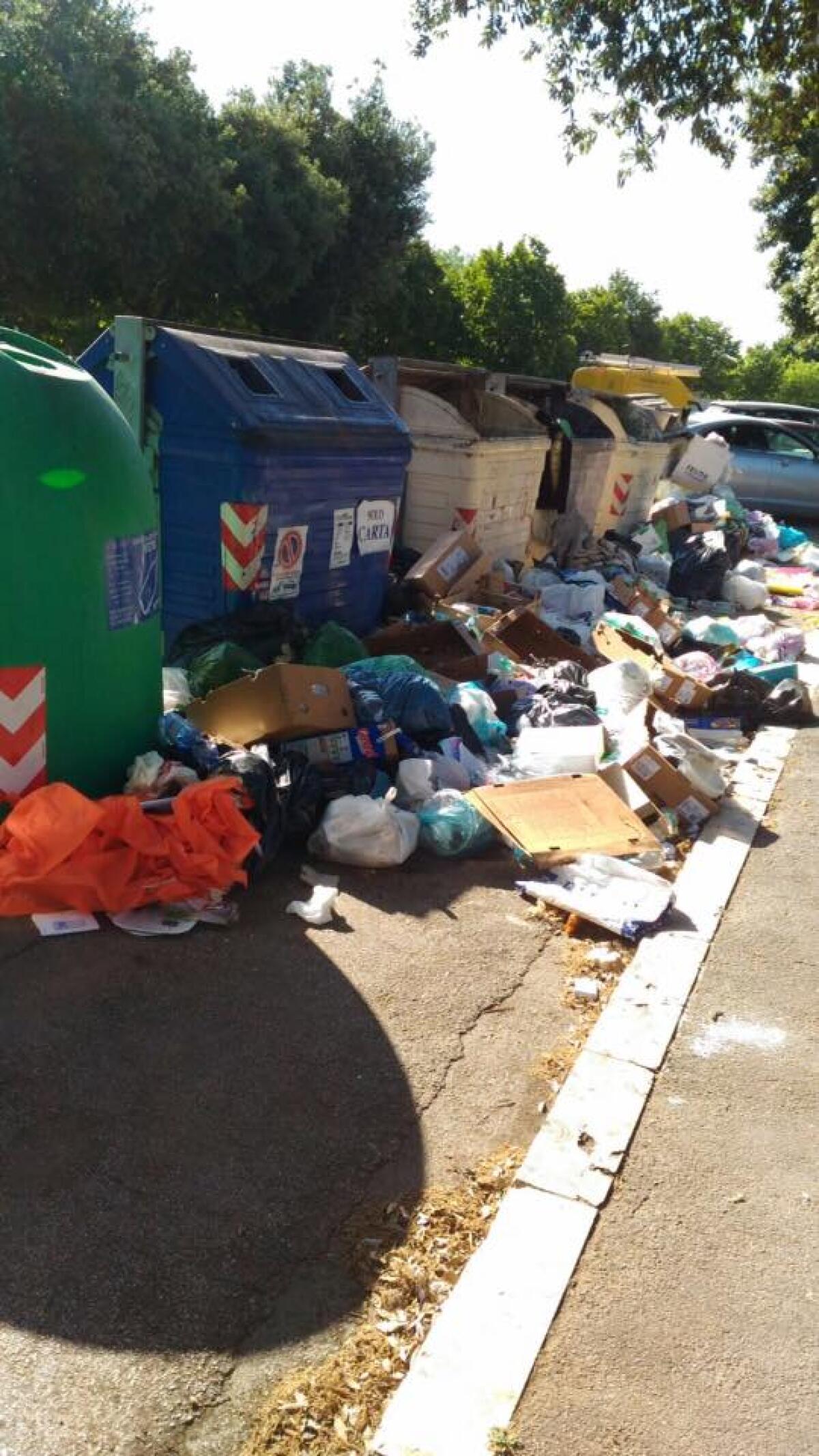 Rifiuti: la Regione Puglia stanzia un milione di euro per aiutare i Comuni - La foto scattata dal nostro lettore