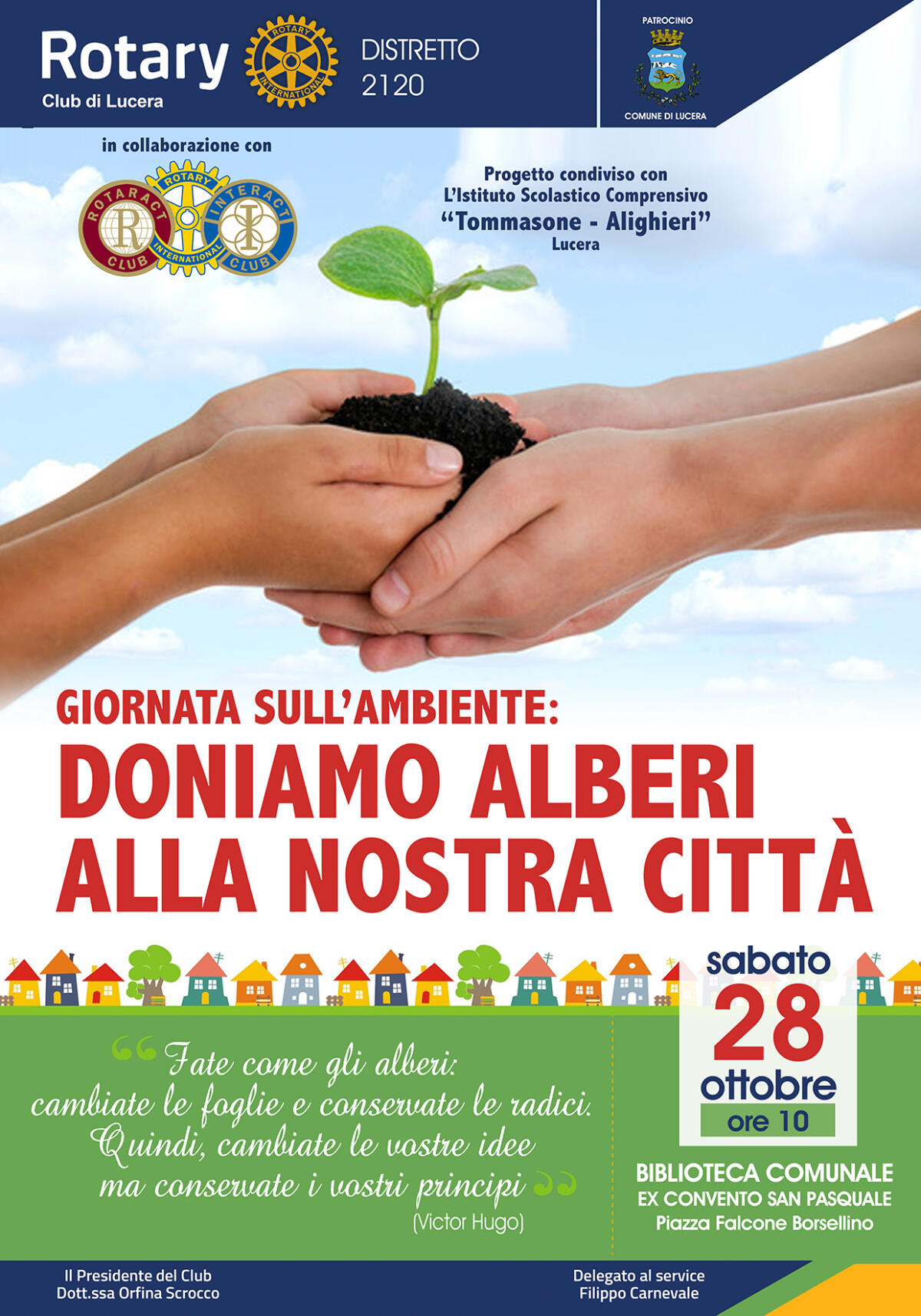 Il Rotary Club Lucera dona 31 alberi alla città - 