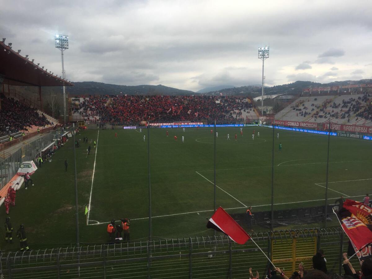 Primo tempo, Perugia-Foggia 0-0 - 