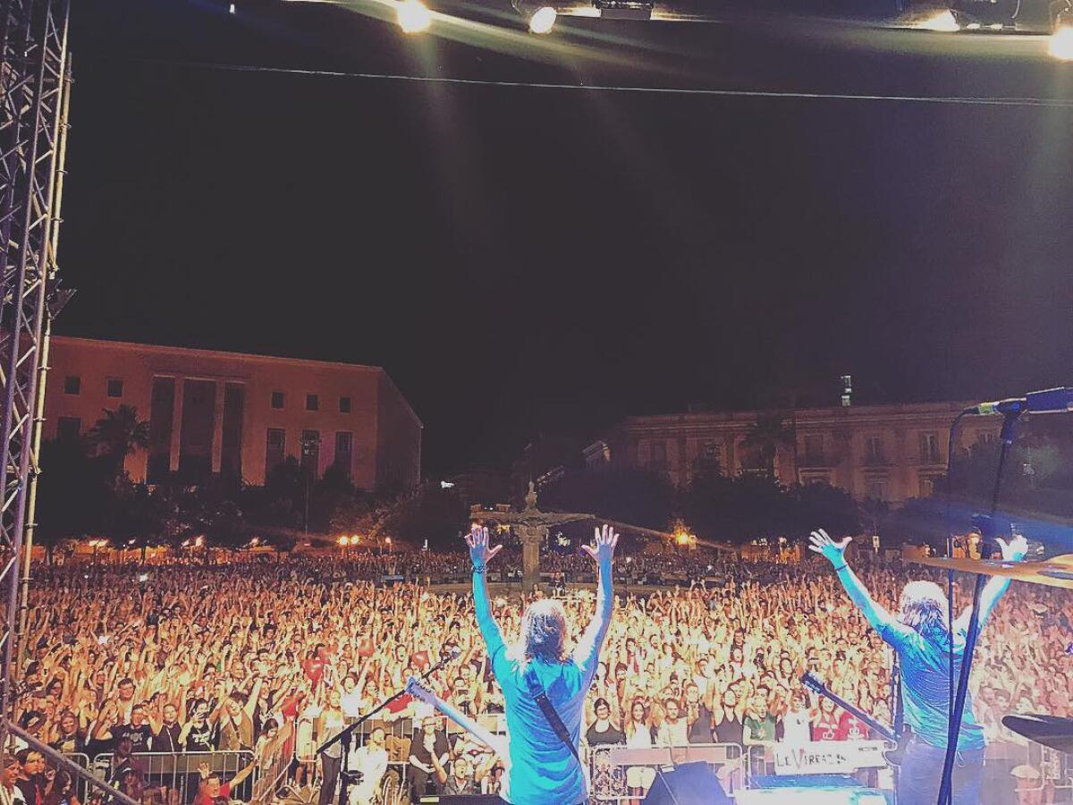 Le Vibrazioni lodano Foggia: "Ci ha folgorati!" - Le Vibrazioni via Lanza