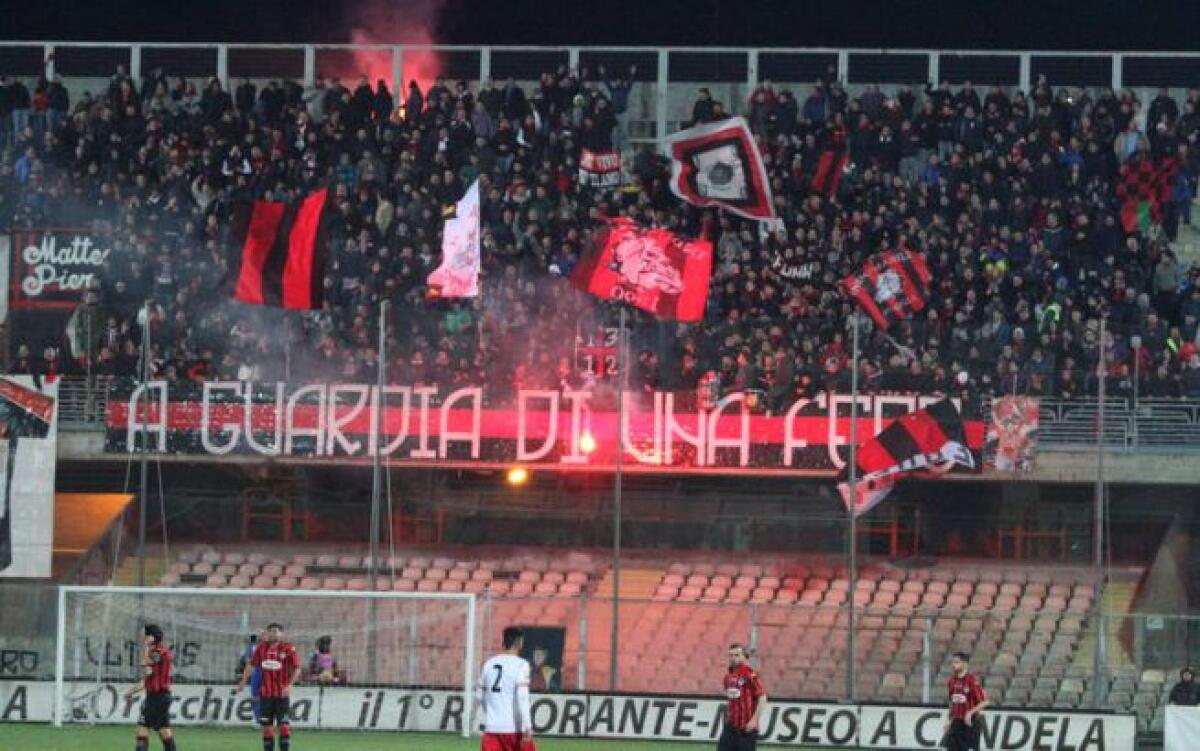 Coppa Italia- Primo tempo, Foggia-Catania 0-1 - 