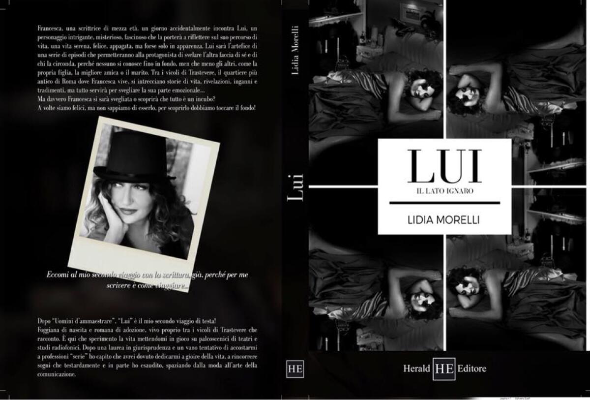"Lui. Il lato ignaro": il nuovo libro di Lidia Morelli - Il Nuovo Libro Di Lidia Morelli