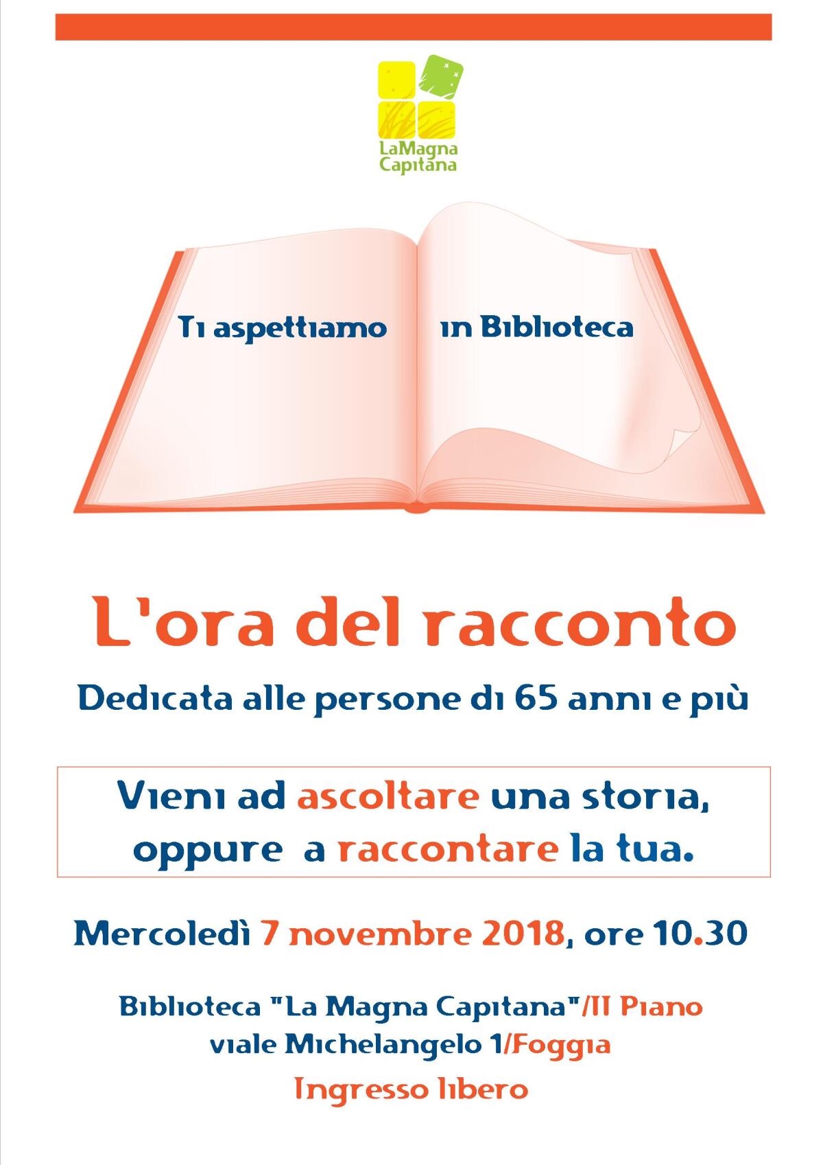 L'ora del racconto in biblioteca - Ora Del Racconto