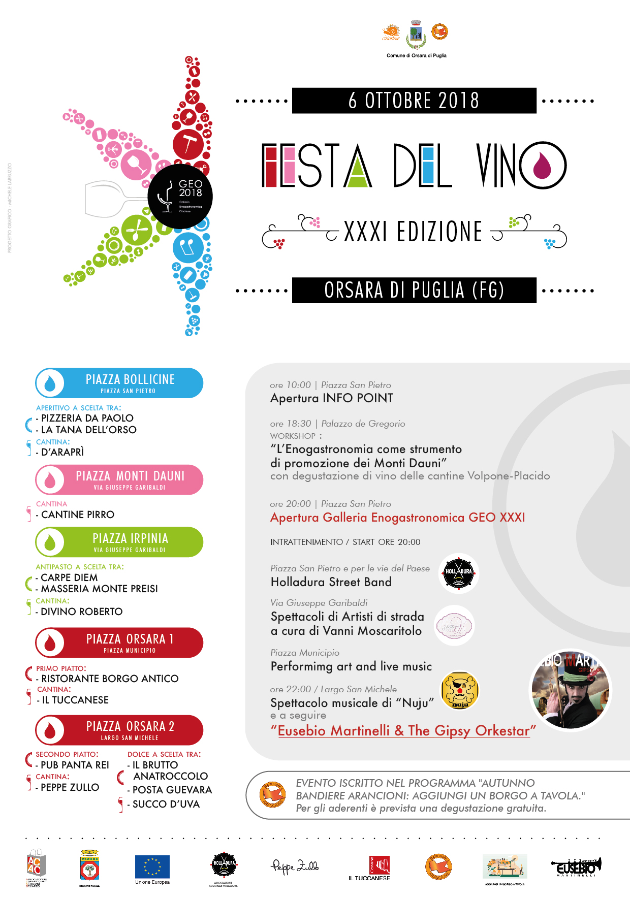 Festa Del Vino 2018 Locandina