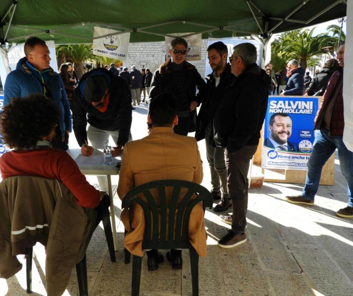 Raccolta firme #SalviniNonMollare, Zapponeta supera Foggia - 