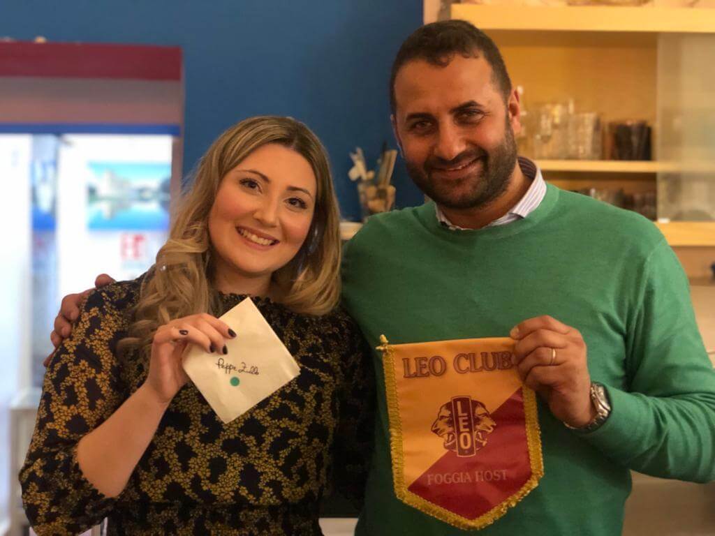 Maria Elena De Pascale con Leonardo di Peppe Zullo Point