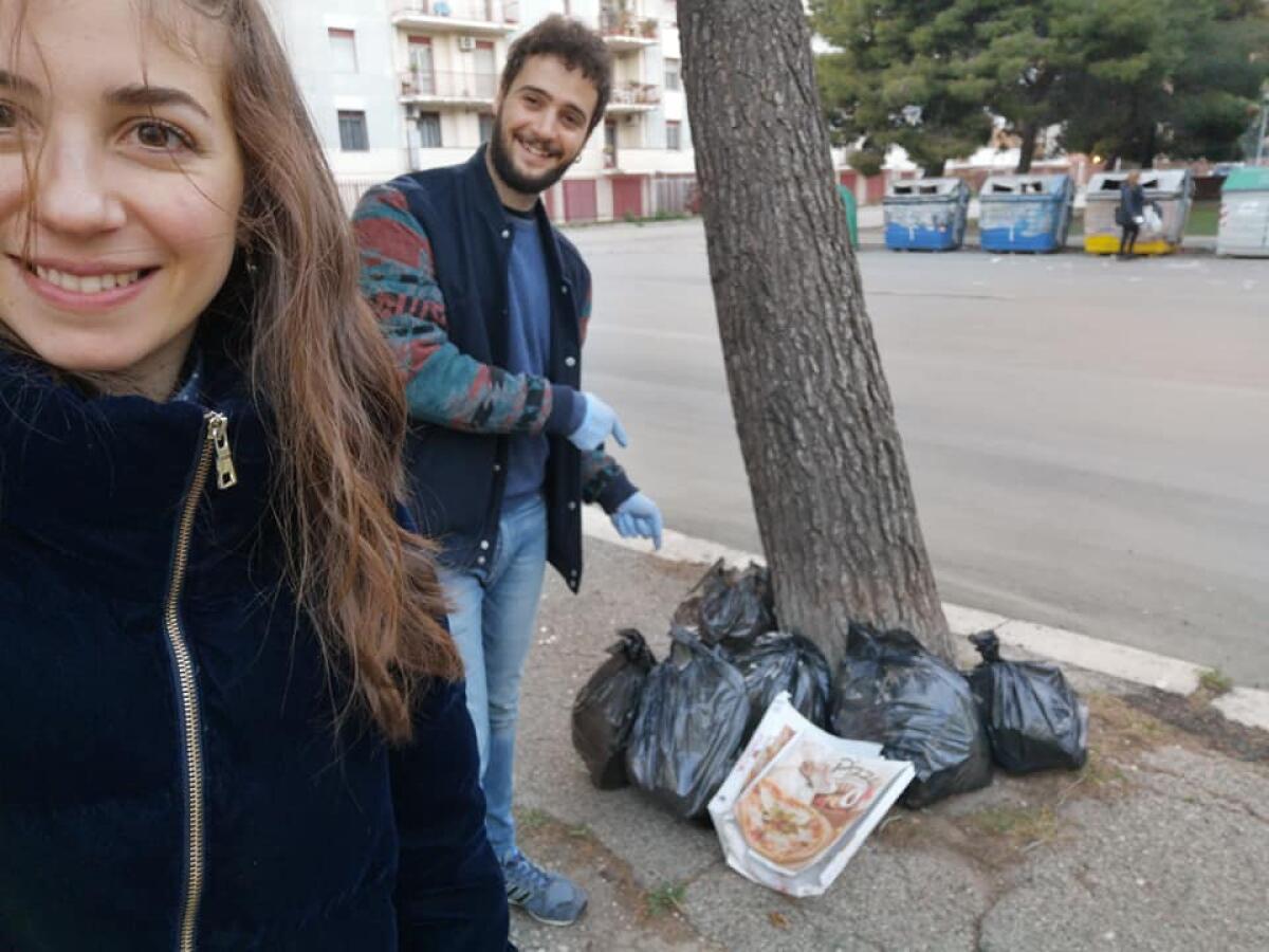 Giovani che amano la città: siete pronti ad accettare la #trashchallenge ? - Crediti foto: Feliciana Campaniello