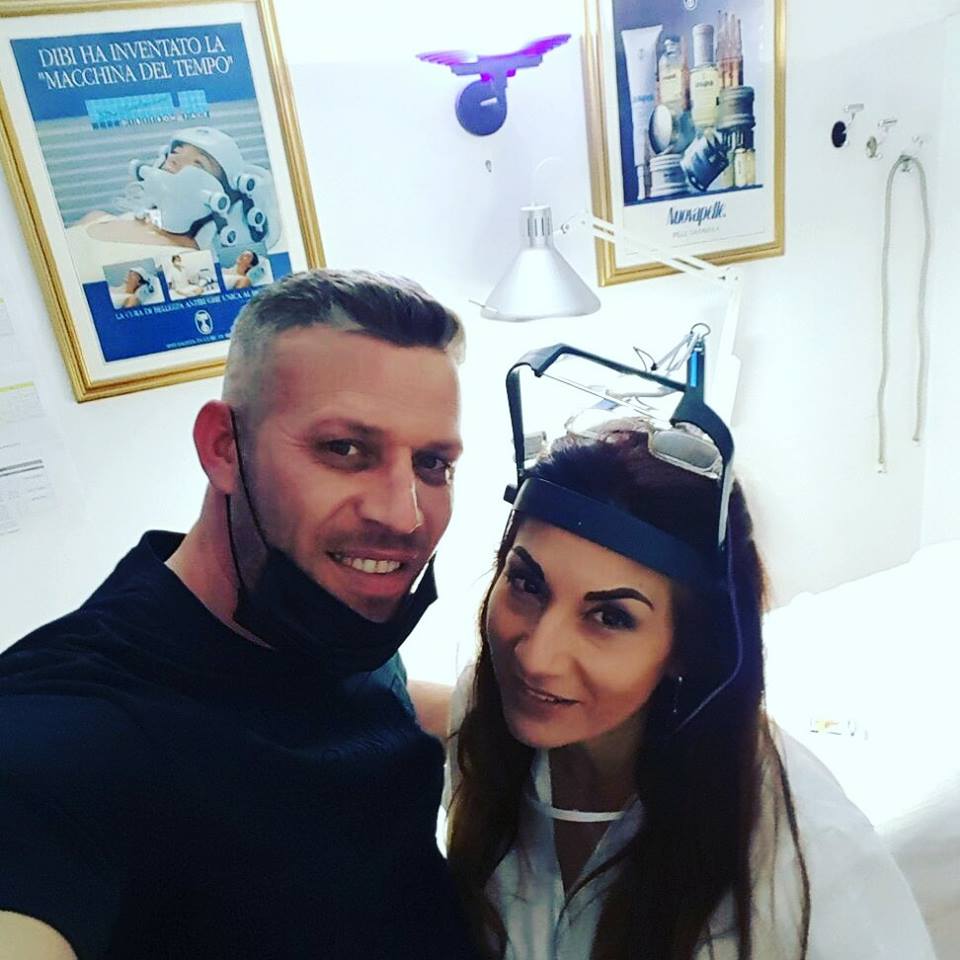 Bebe Dumistrascu con Anna Maria Annecchino durante un corso di formazione a Foggia
