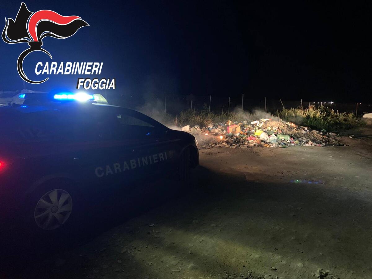 Roghi tossici a Cerignola: i Carabinieri denunciano 3 bulgari - 