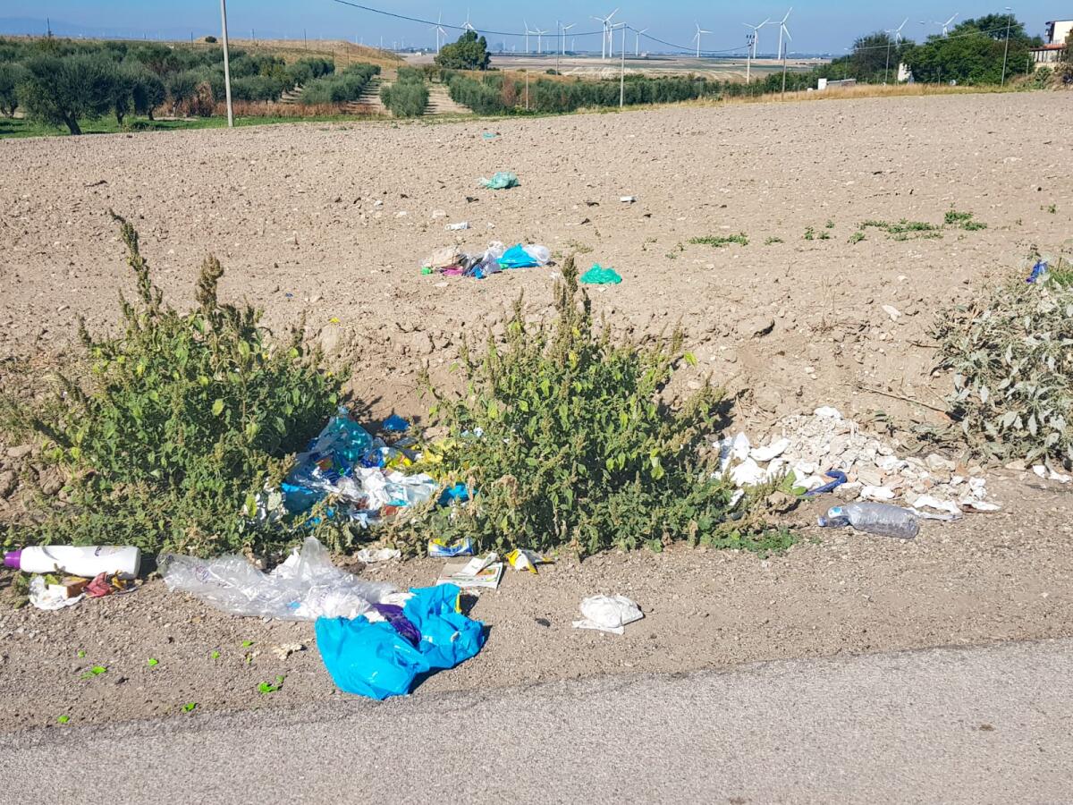 Ordona, Contrada Ponterotto: "abbandono non autorizzato" e illecito di rifiuti - 