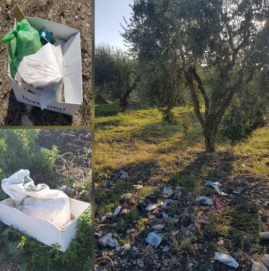 Ordona, Contrada Ponterotto: "abbandono non autorizzato" e illecito di rifiuti