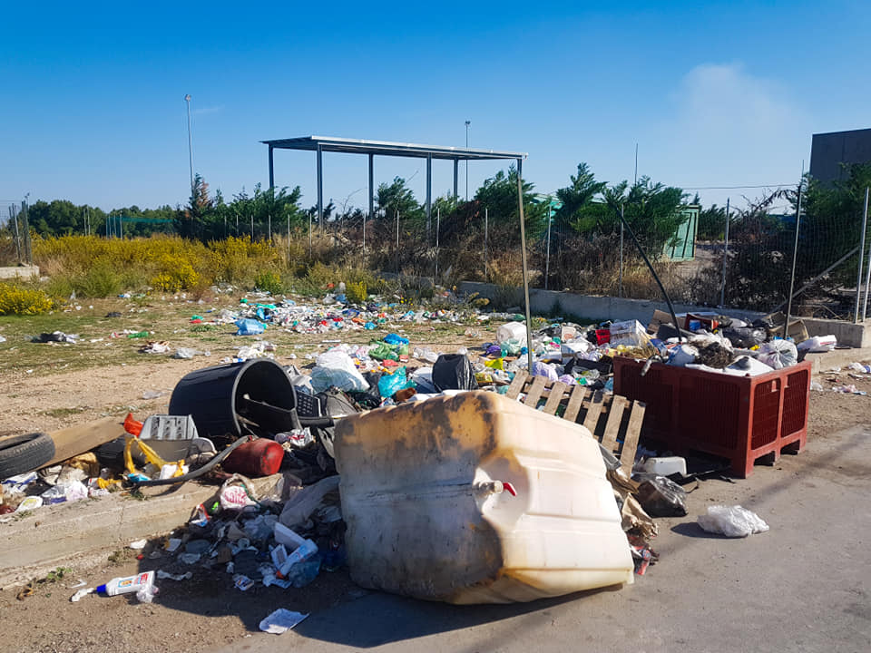 Riaperto il CCR ad Ordona: discarica abusiva di rifiuti urbani e speciali