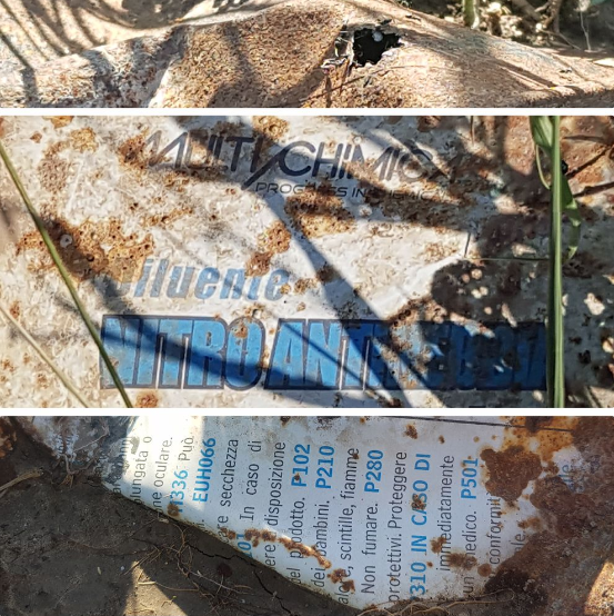 Ordona, Contrada Ponterotto: "abbandono non autorizzato" e illecito di rifiuti