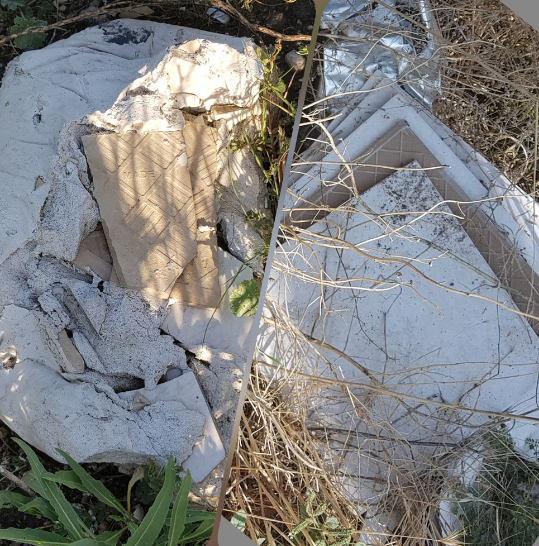 Ordona, Contrada Ponterotto: "abbandono non autorizzato" e illecito di rifiuti