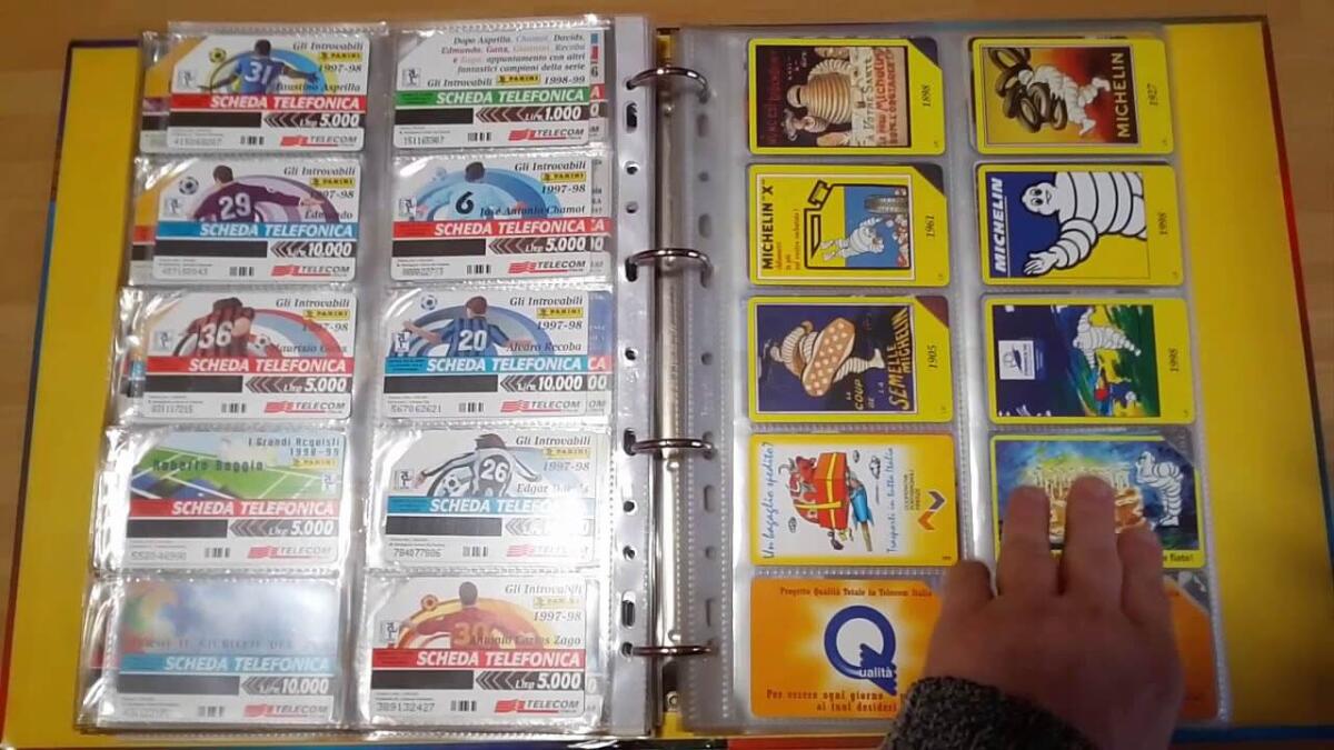Schede telefoniche: viaggio nelle collezioni dei bambini degli anni '90 - 