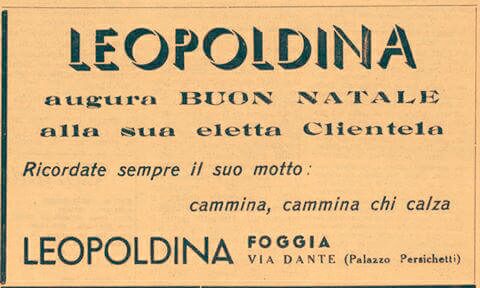 Foggia, negozi di altri tempi: "Cammina, cammina chi calza Leopoldina"