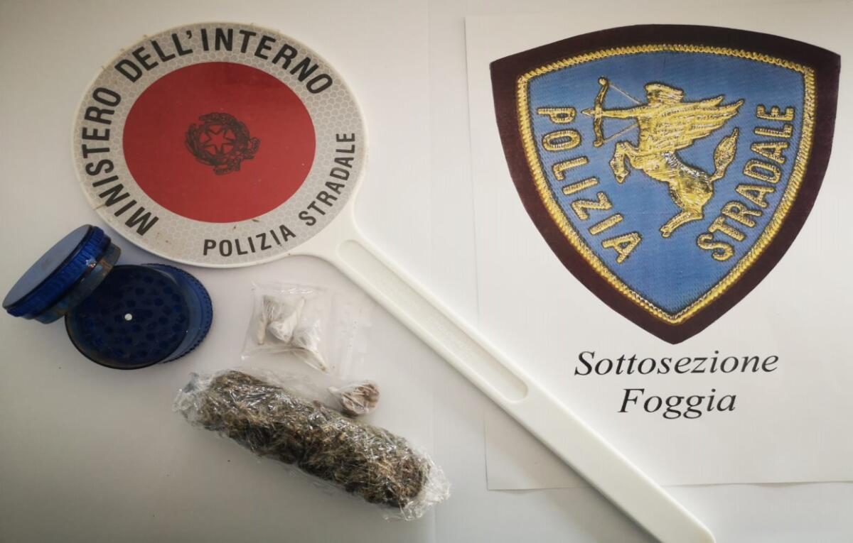 San Severo, beccati in autostrada con marijuana ed eroina: denunciate due persone - 