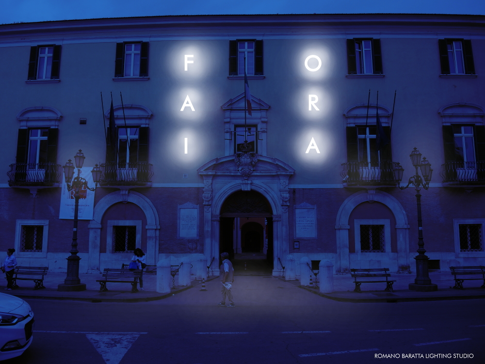 FAI ORA: la proposta del light designer Romano Baratta