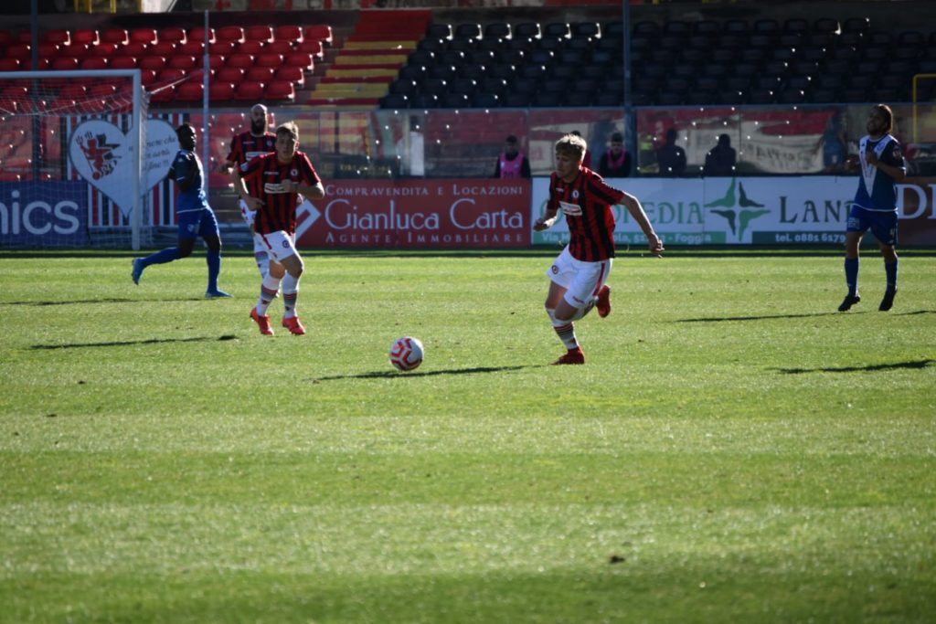 Foggia-Brindisi 1-0. Decide Gentile dagli undici metri