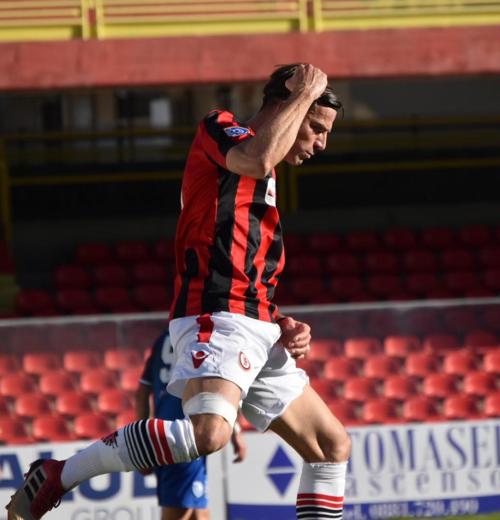 Foggia-Brindisi 1-0. Decide Gentile dagli undici metri