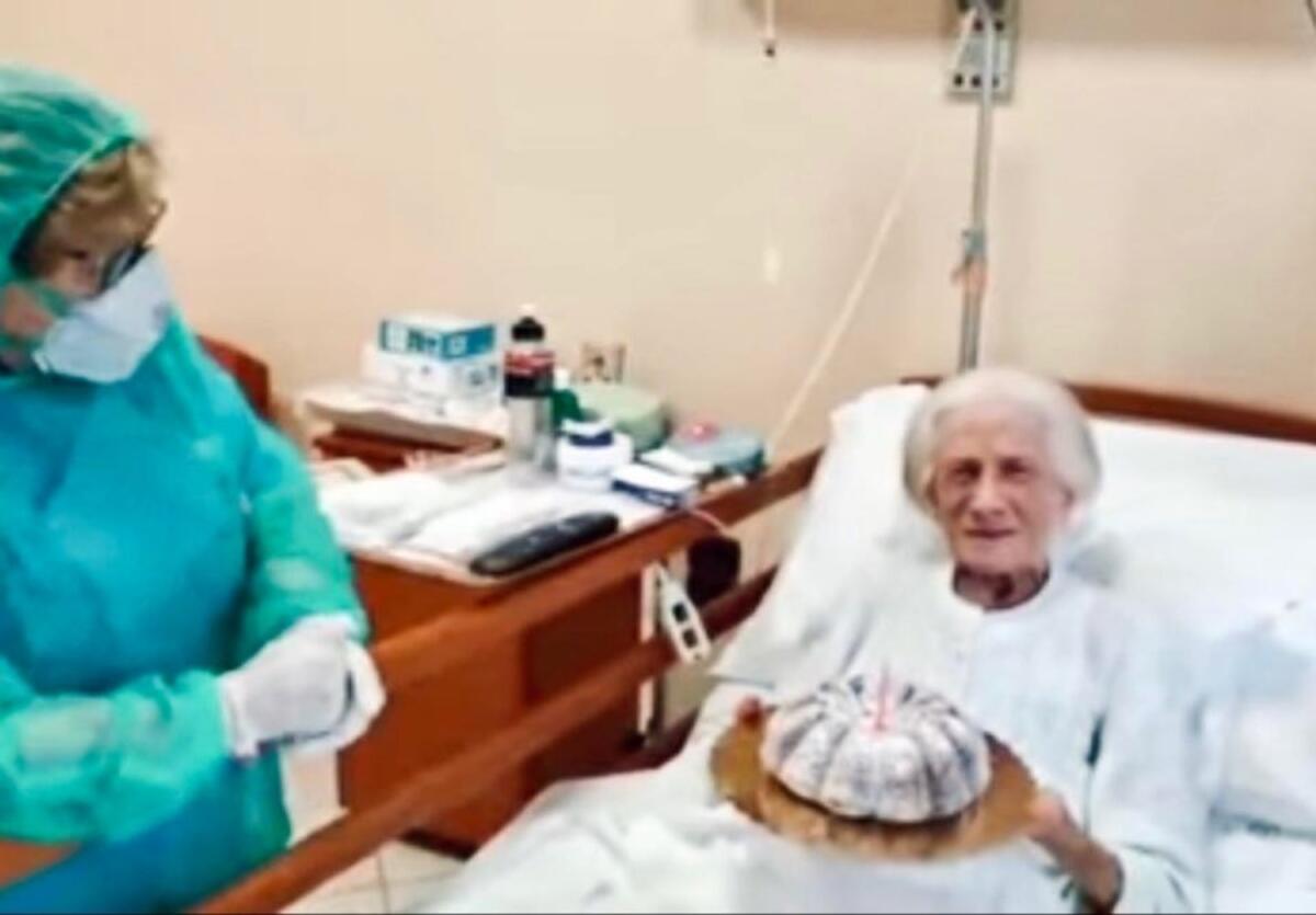 Emozionanti compleanni ai tempi del Covid-19: il Don Uva festeggia nonna Assunta tra sorrisi e commozione - 
