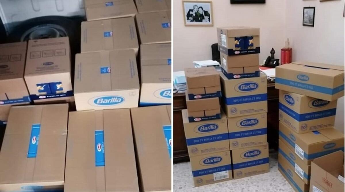 Barilla dona 220 kg di pasta a Castelnuovo della Daunia - 
