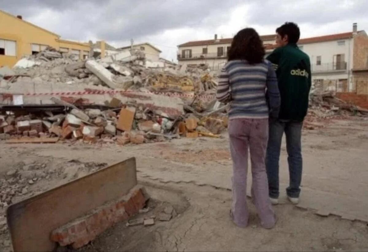 31 Ottobre 2002, 18 anni dal terremoto di San Giuliano di Puglia - Credits: meteoweb.eu