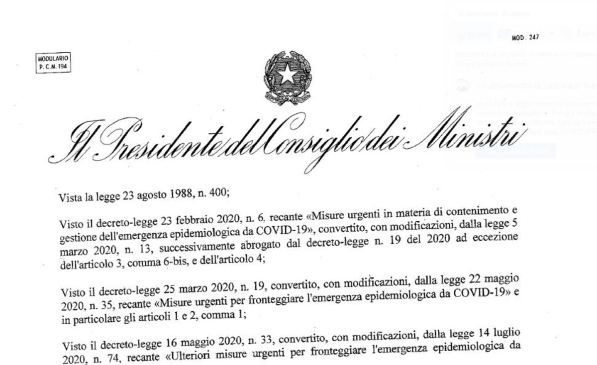 Dpcm 4 novembre 2020, il testo in Gazzetta ufficiale: ecco tutte le nuove misure - 