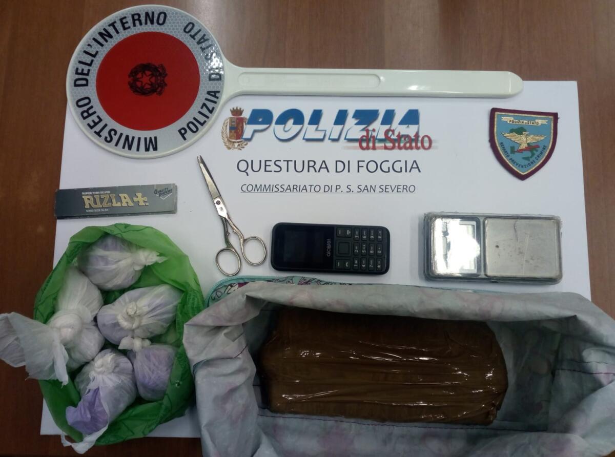 Sequestrato quasi 1kg di eroina, arrestato 37enne di San Severo a domiciliari - 